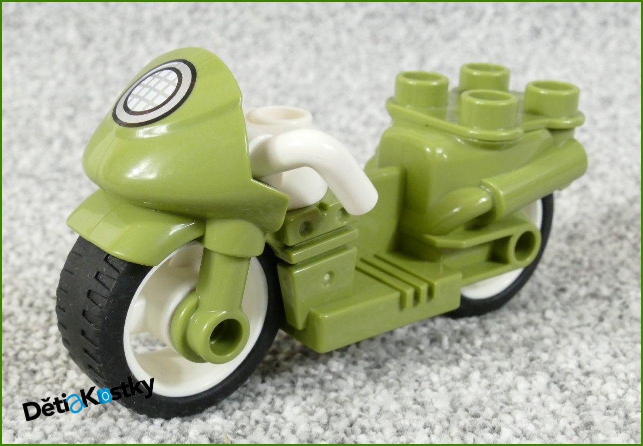 Lego® Duplo® Motorka Tmavě Zelená Závodní