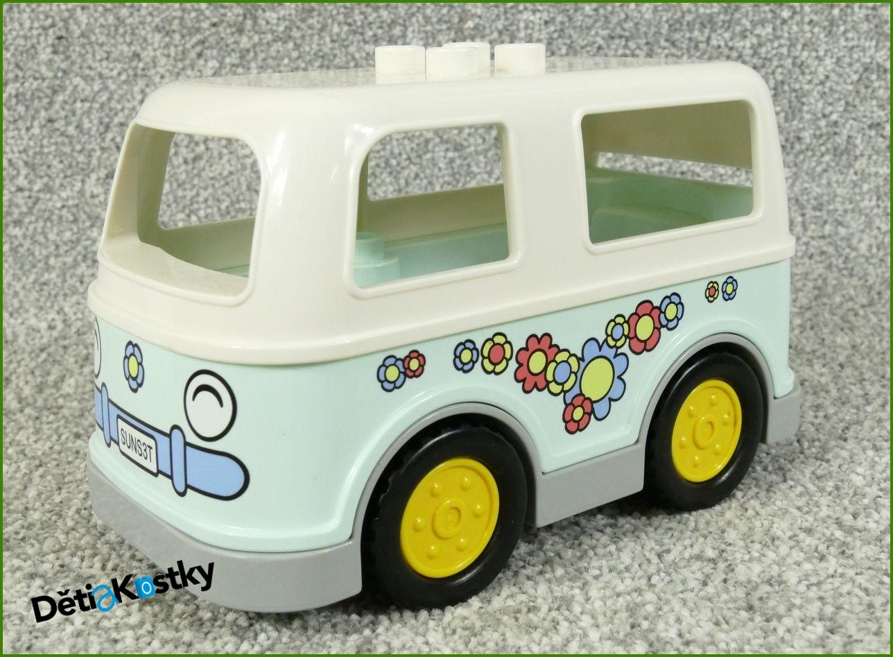 Lego® Duplo® Rodinný Karavan SUNS3T s Květinami na Boku