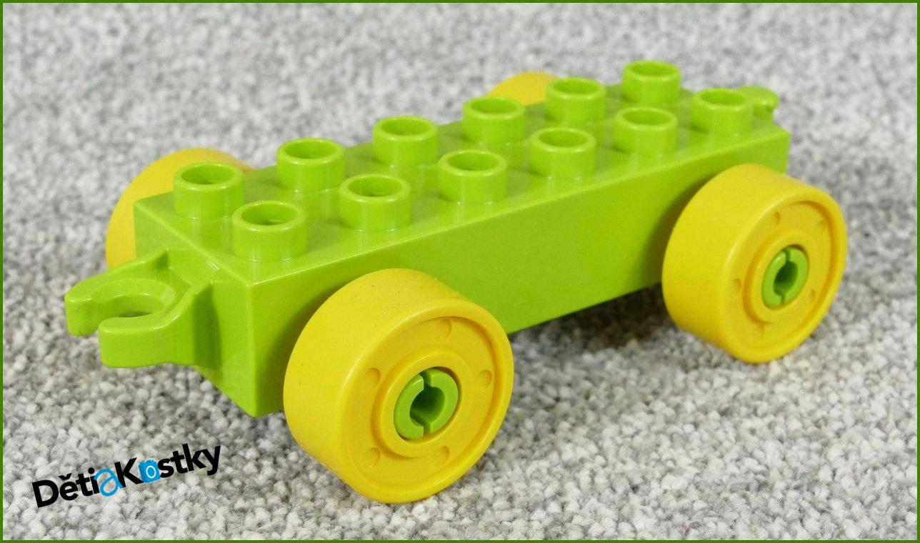 Lego® Duplo® Podvozek pro Auta Limetka (Žlutá Kola)