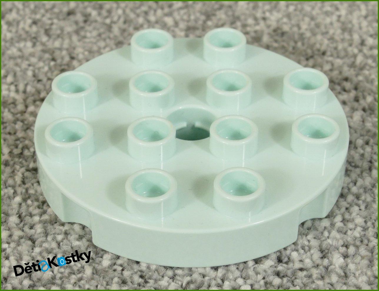 Lego® Duplo® Podložka/Destička 4x4 Kruh Světle Mentolová