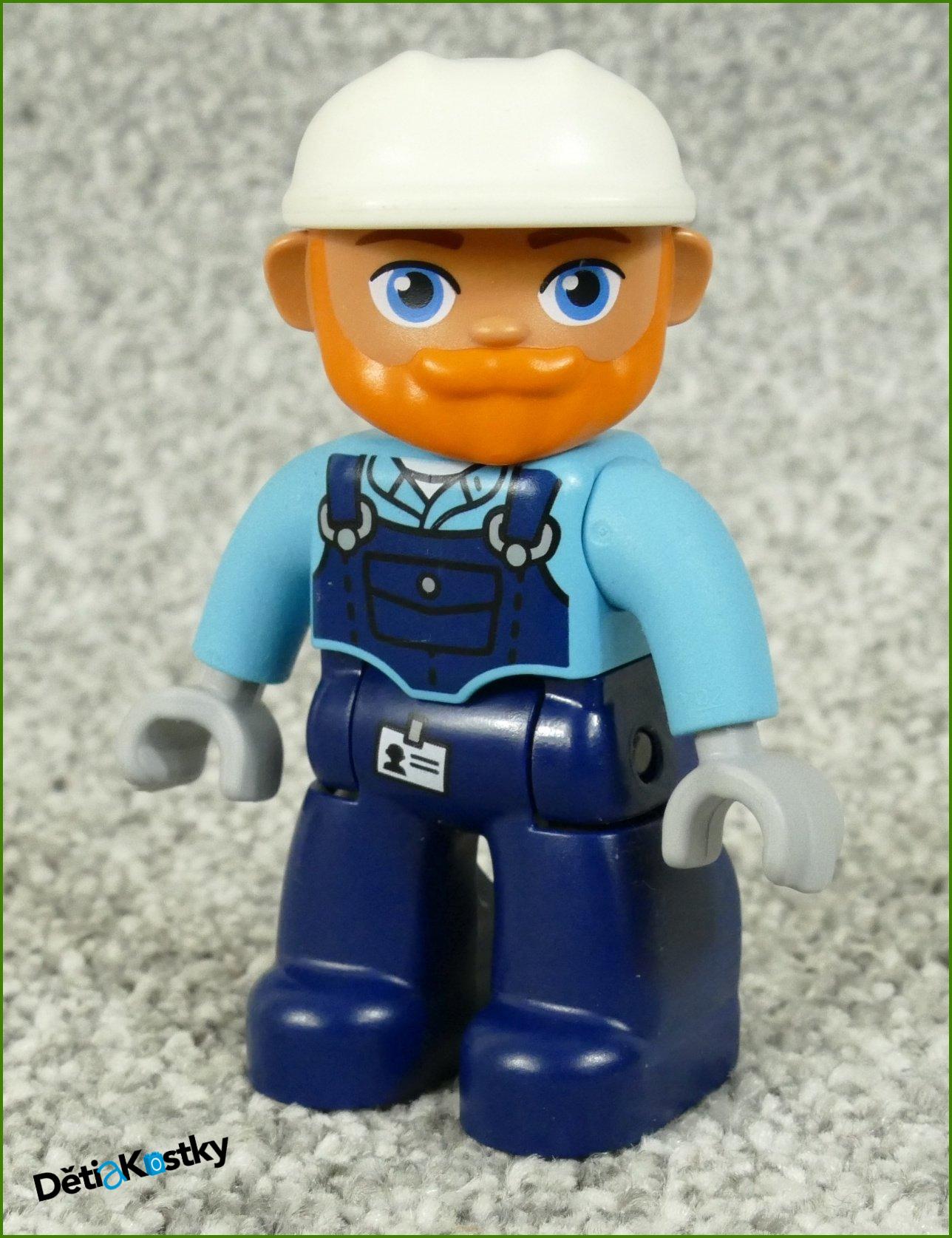 Lego® Duplo® Figurka Dělník s Vousy