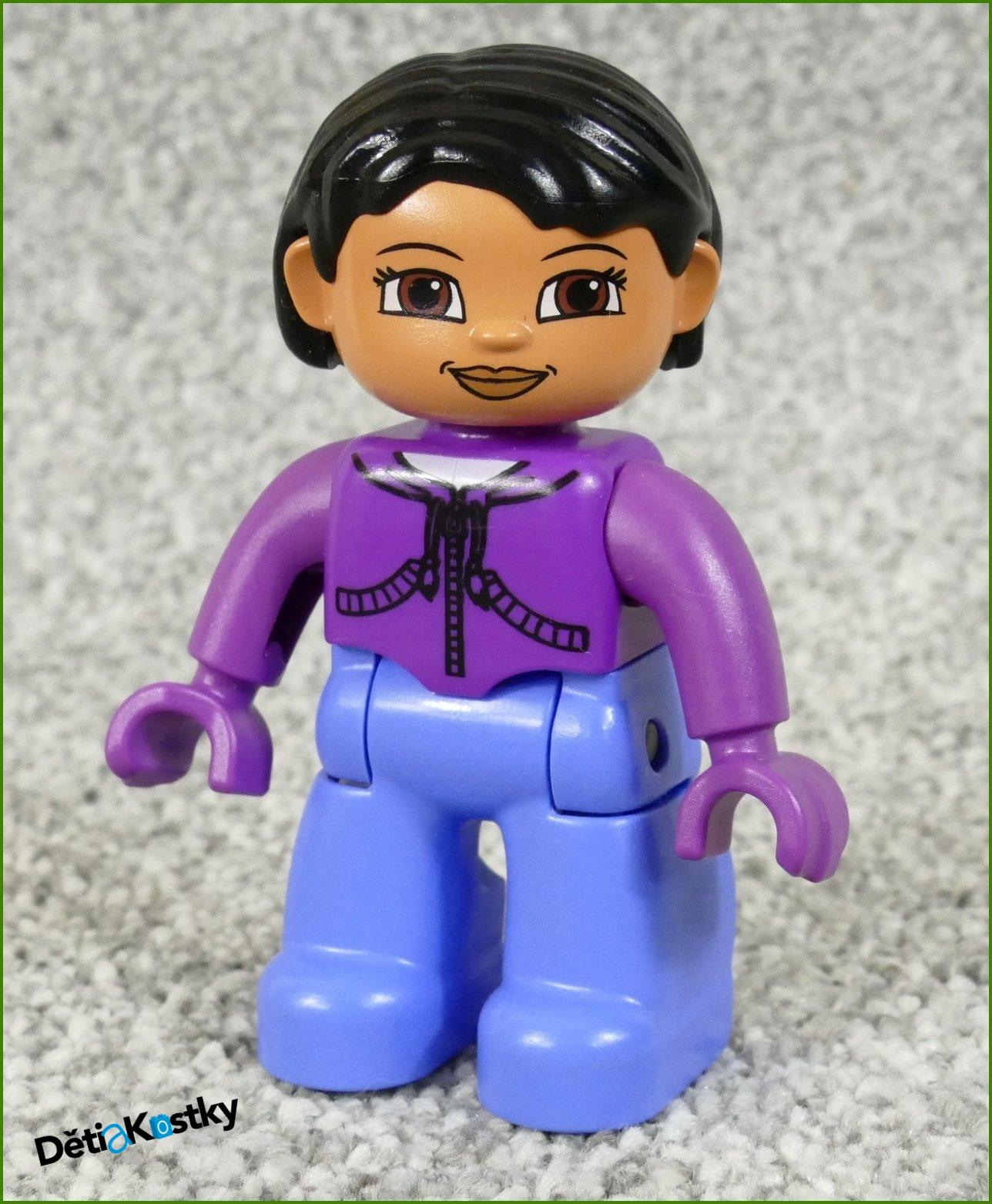 Lego® Duplo® Figurka Maminka - Fialové Ruce