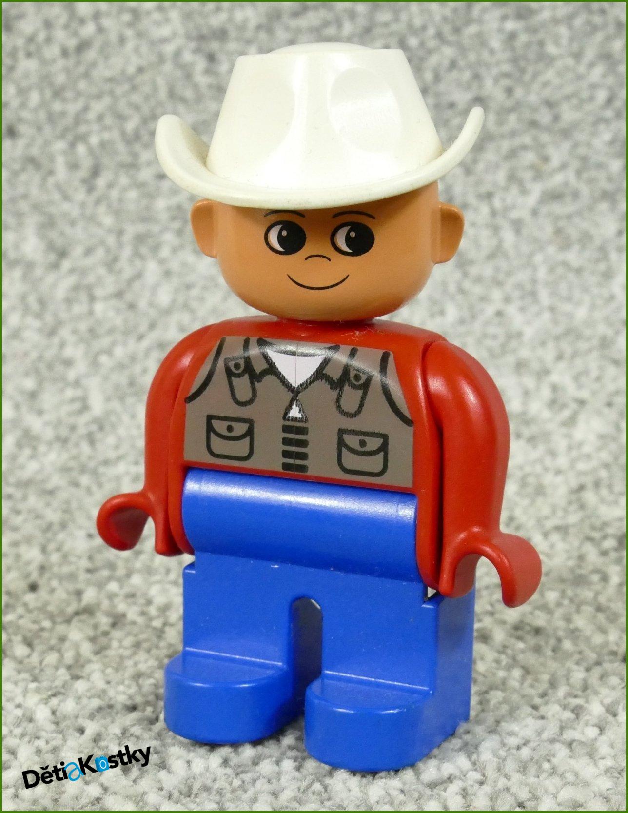Lego® Duplo® Figurka Kovboj s Bílým Kloboukem