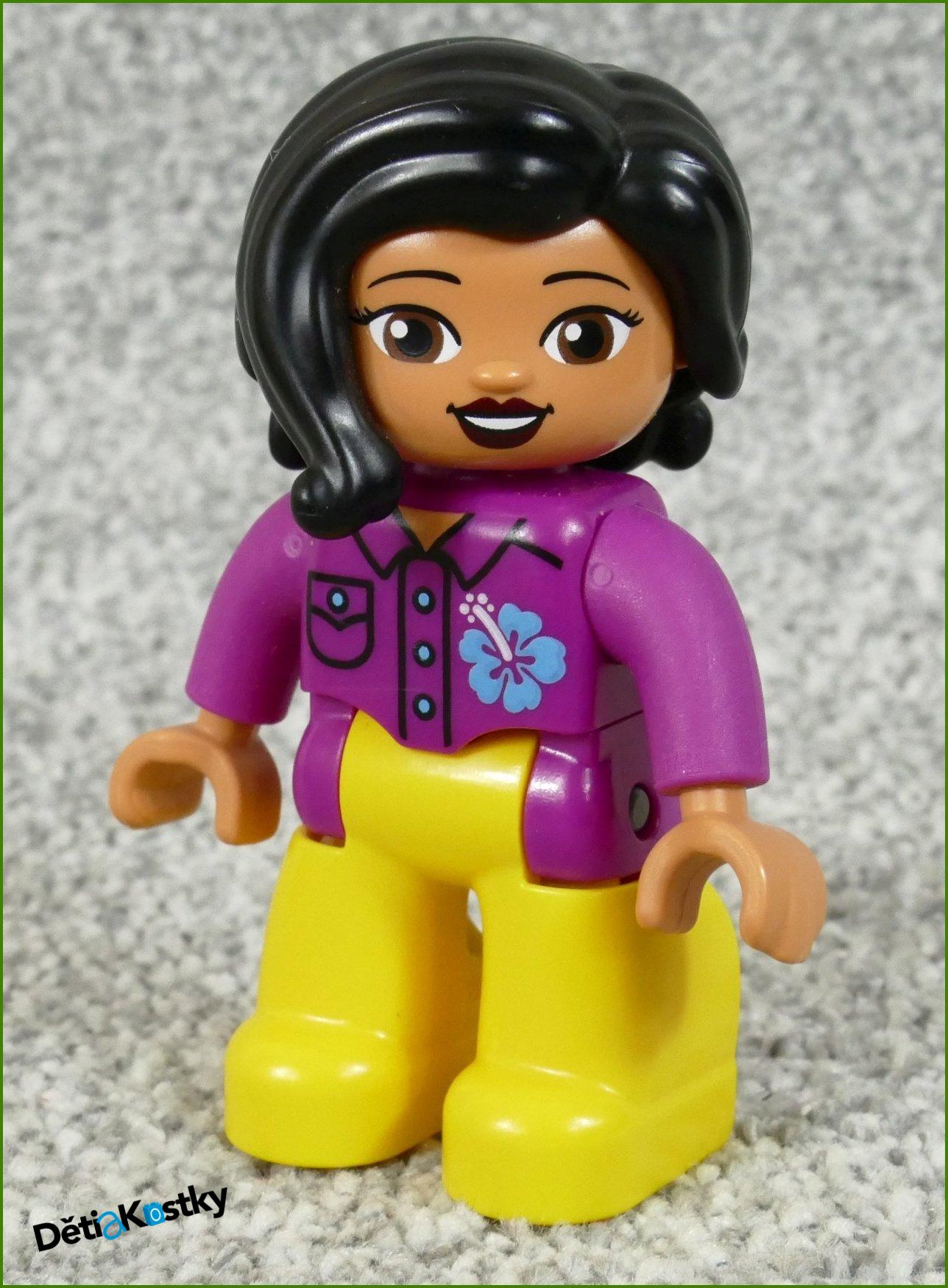 Lego® Duplo® Figurka Maminka s Černými Vlasy