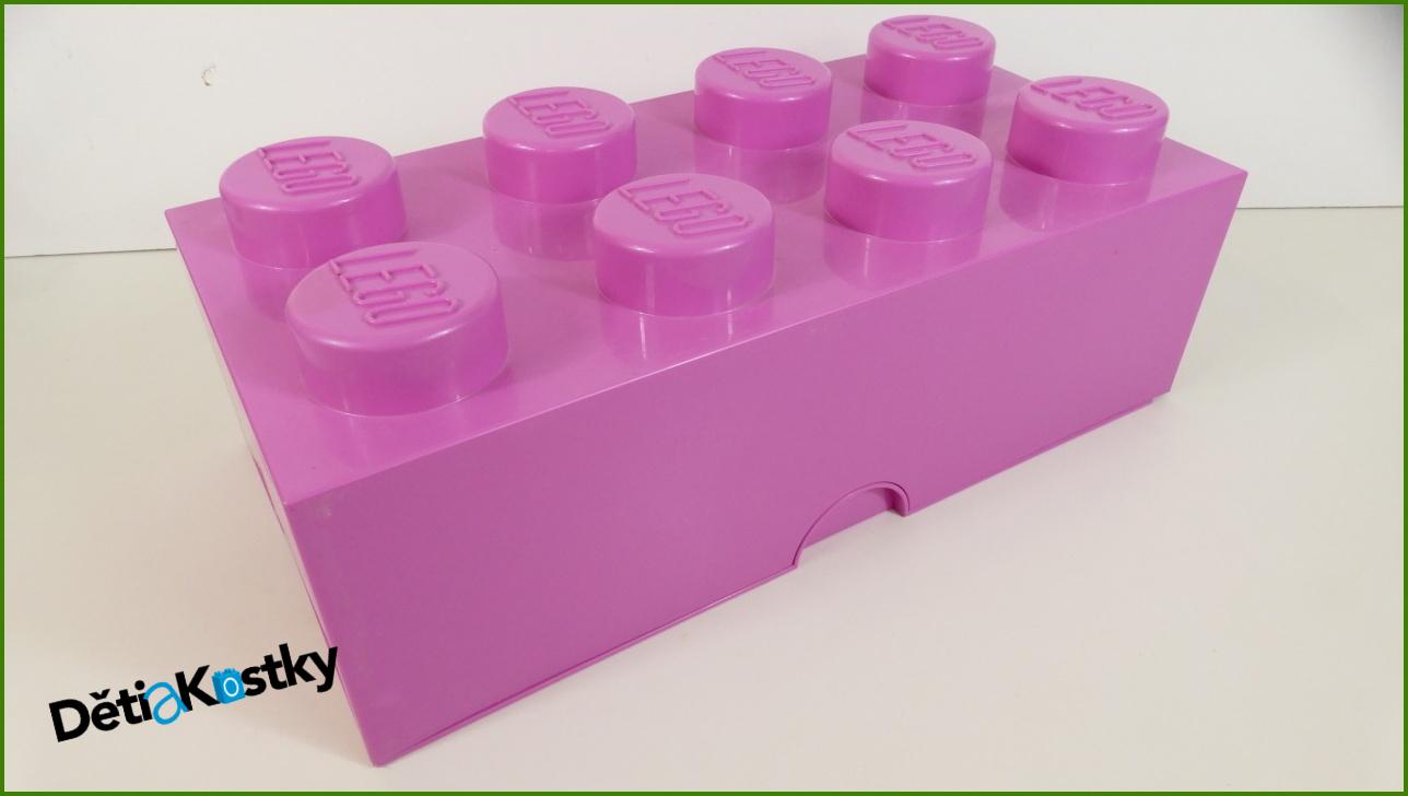 Lego® Duplo® Box na Kostky Velký Růžový