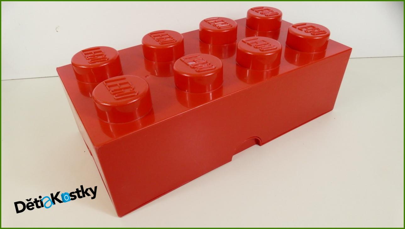 Lego® Duplo® Box na Kostky Velký Červený