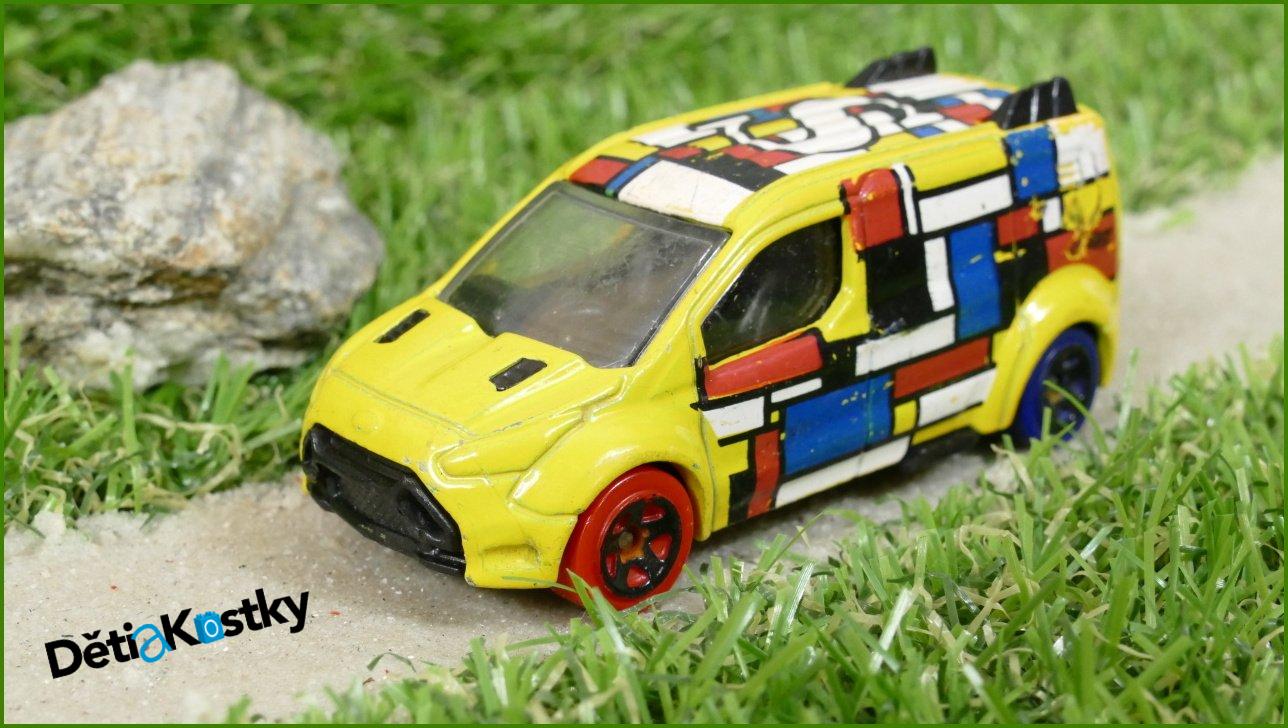 Model Autíčka Angličák Hot Wheels Ford Transit Connect