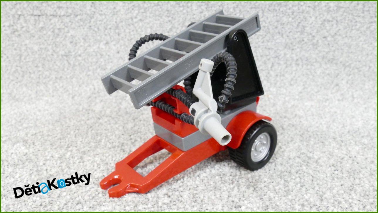 Lego® Duplo® Hasičský Přívěsný Vozík se Žebříkem a Hadicemi
