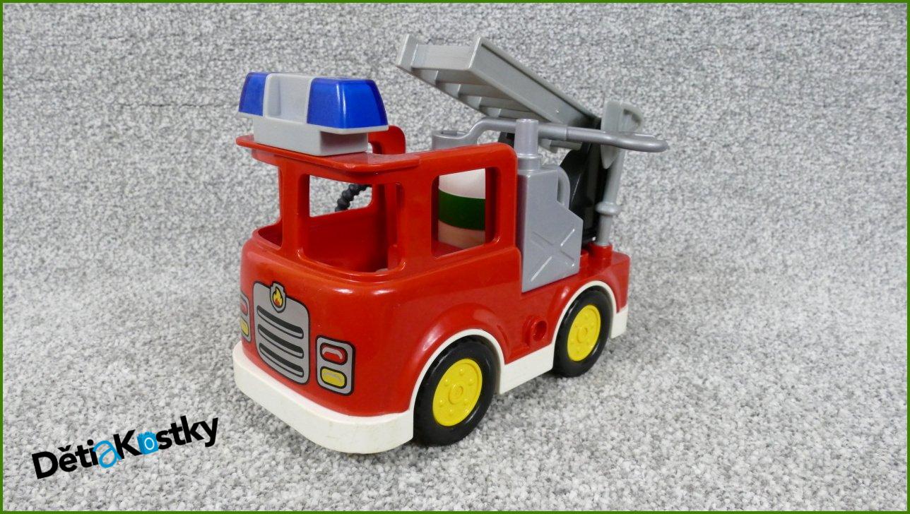 Lego® Duplo® Hasičské Auto se Žebříkem a Příslušenstvím