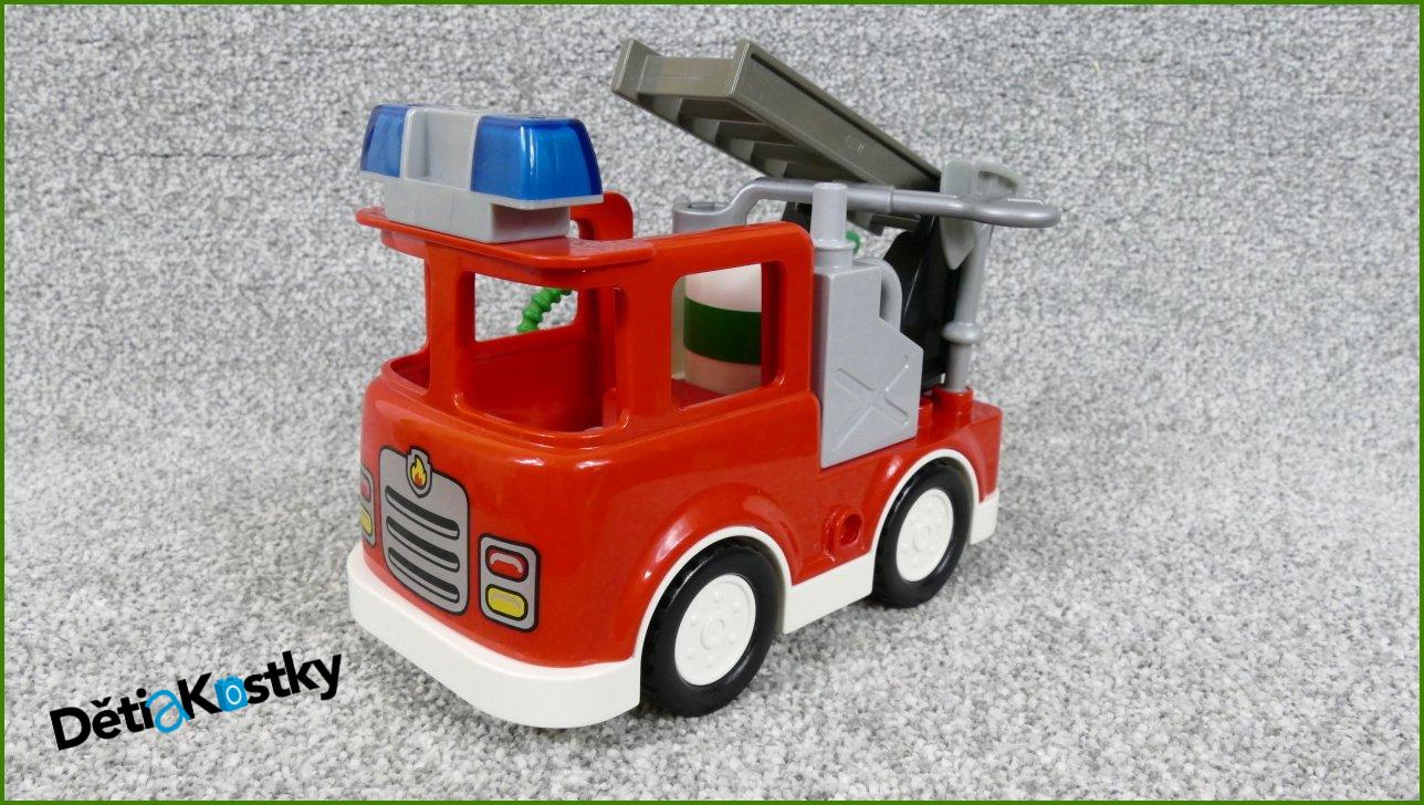 Lego® Duplo® Hasičské Auto se Žebříkem a Příslušenstvím