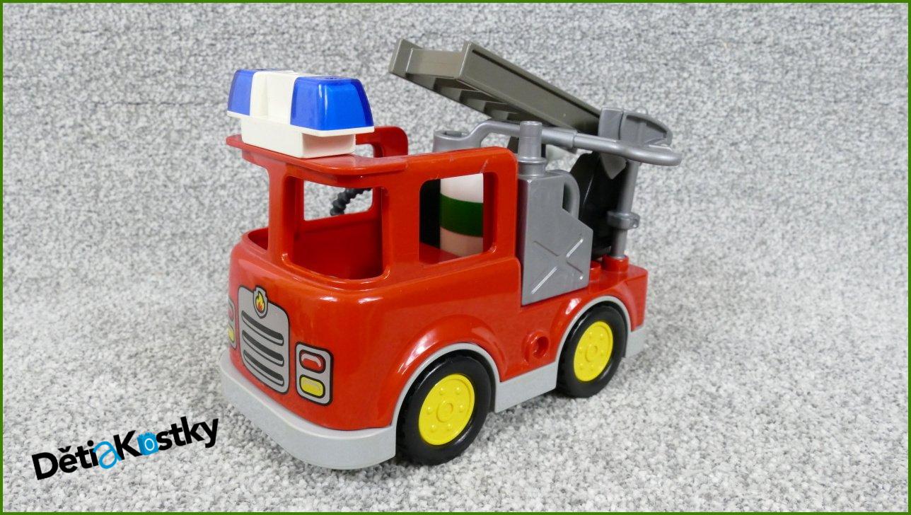 Lego® Duplo® Hasičské Auto se Žebříkem a Příslušenstvím