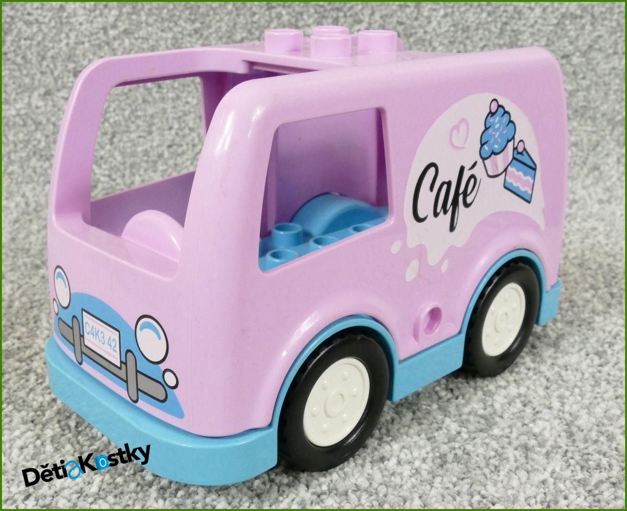 Lego® Duplo® Rodinný Karavan Růžový Café C4K3 42