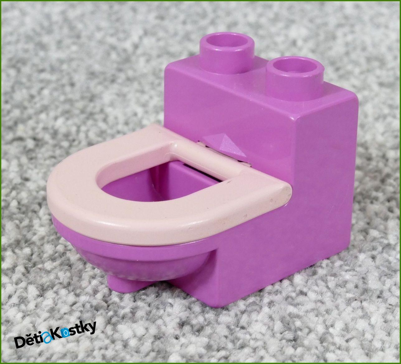 Lego® Duplo® Záchod Růžový (Růžové Prkénko)