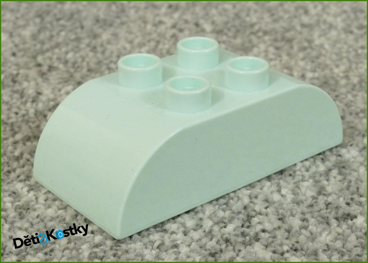 Lego® Duplo® Kostka 2x4 Zaoblená Bledě Mentolová (Stříška)