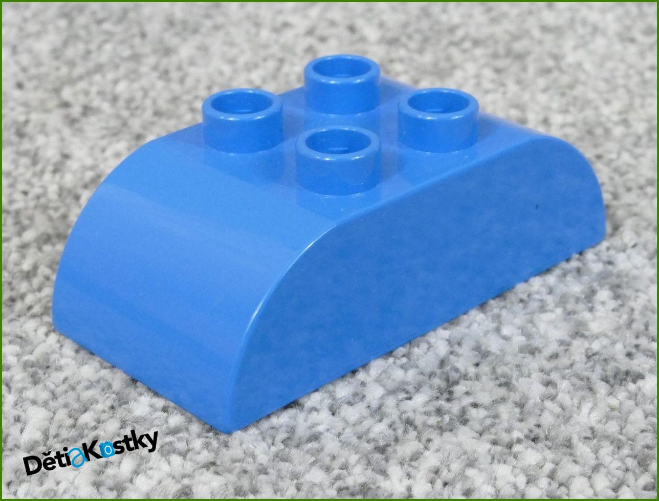 Lego® Duplo® Kostka 2x4 Zaoblená Azurová (Stříška)