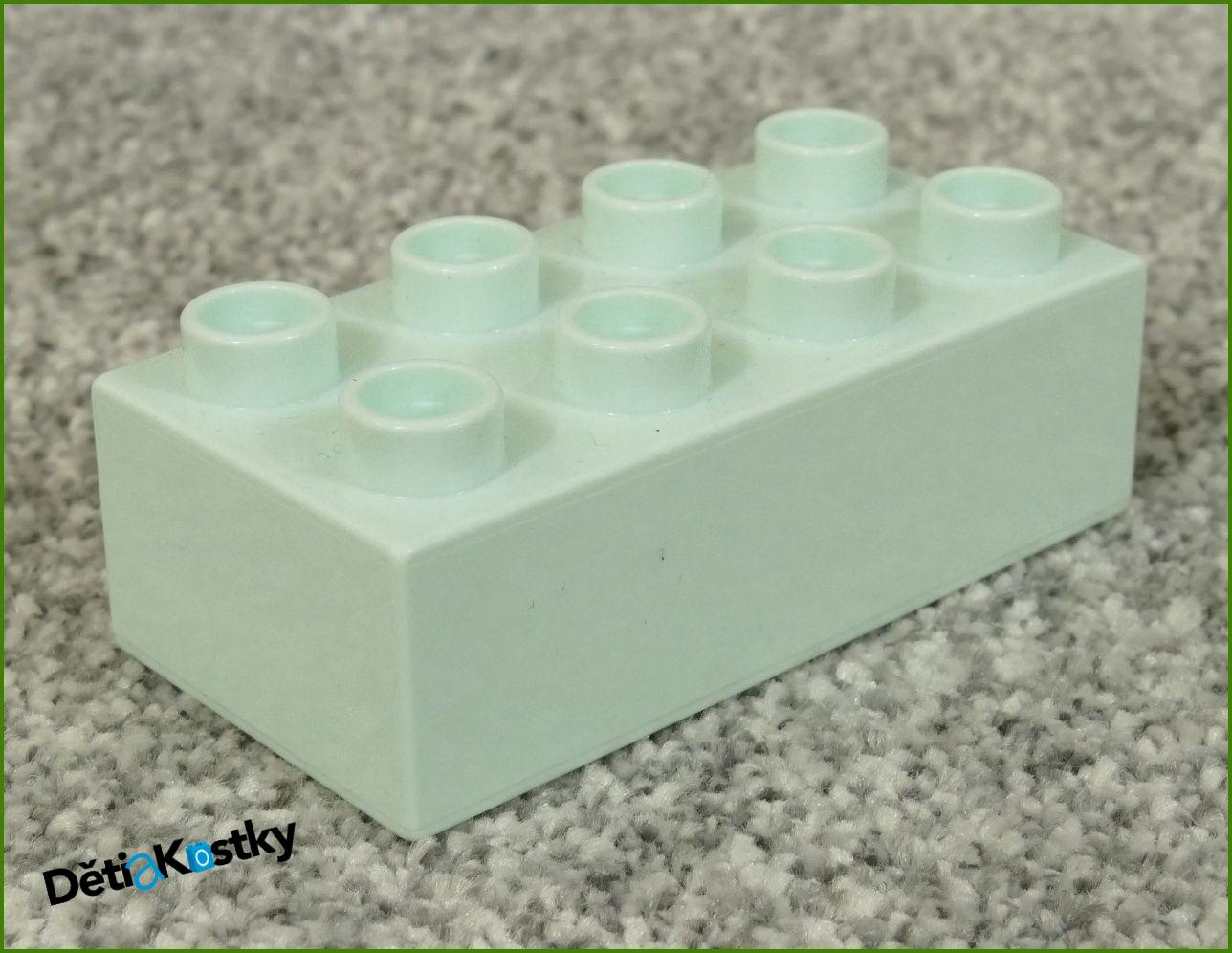 Lego® Duplo® Kostka 2x4 Bledě Mentolová