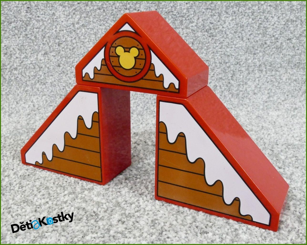 Lego® Duplo® Kostky Střecha Mickey Mouse (3 Kostky)