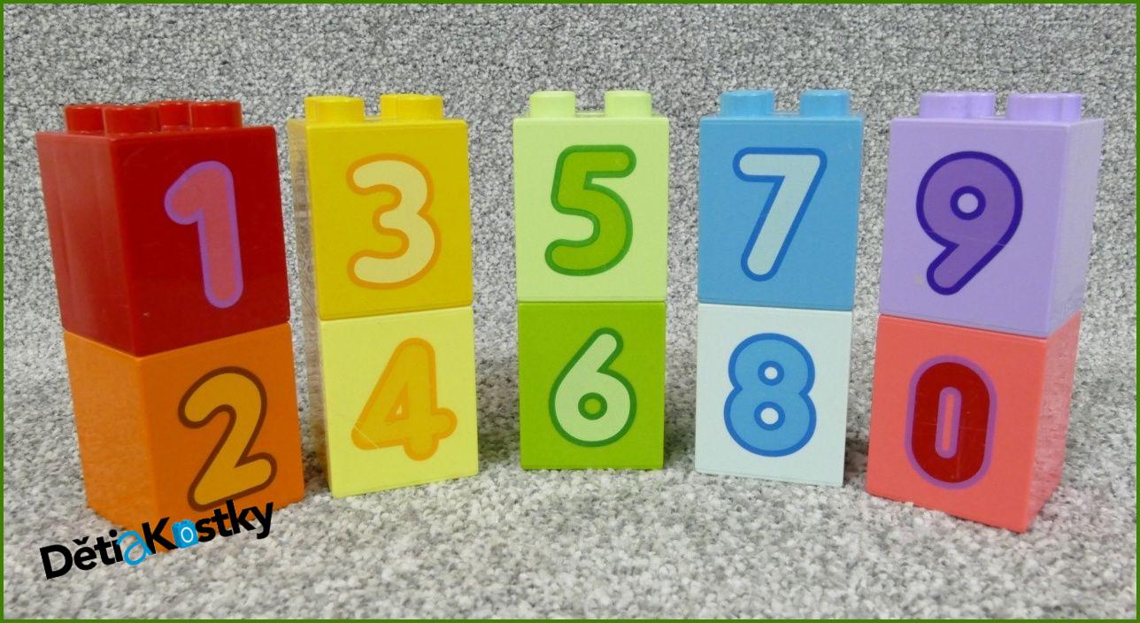 Lego® Duplo® Kostky 2x2x2 - Sada Čísel (S Nulou)