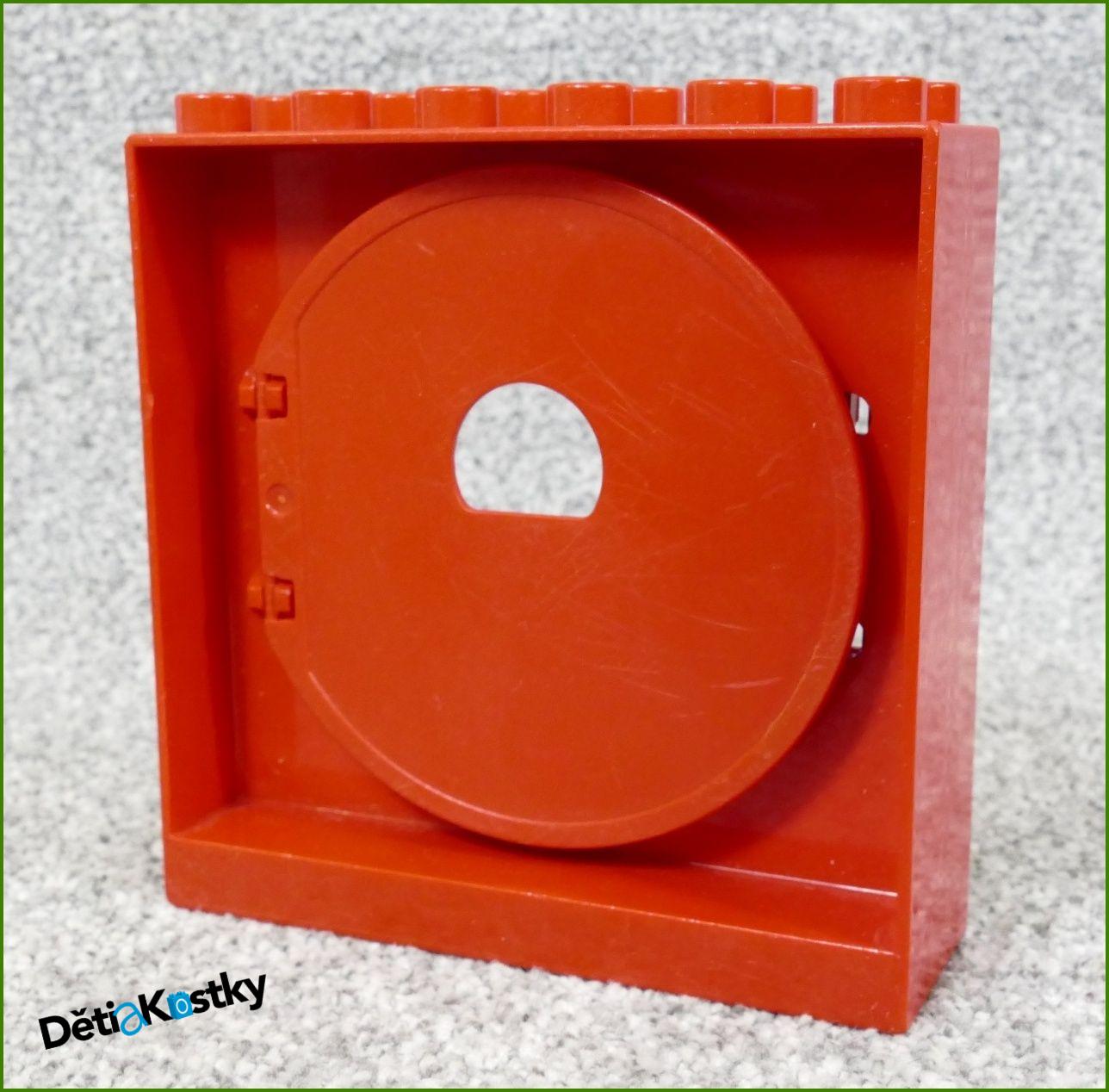 Lego® Duplo® Vstup / Výstup z Dráhy (Červená/Červená)