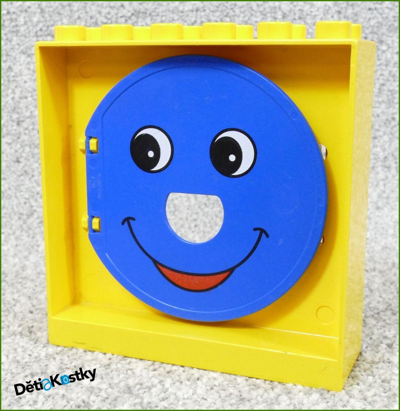Lego® Duplo® Vstup / Výstup z Dráhy (Žlutá/Modrý Obličej)