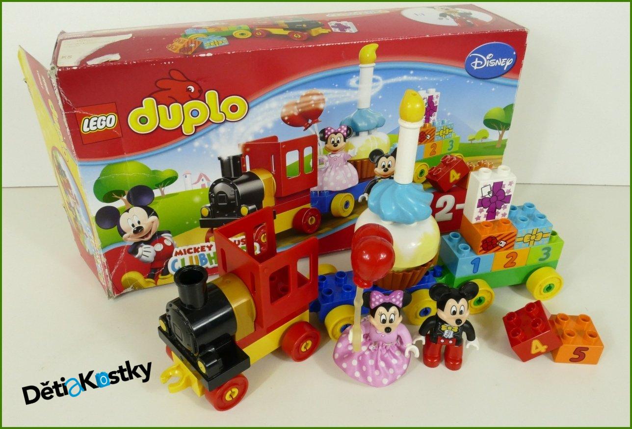 Lego® Duplo® Set 10597 - Narozeninový Vláček Mickeyho a Minnie