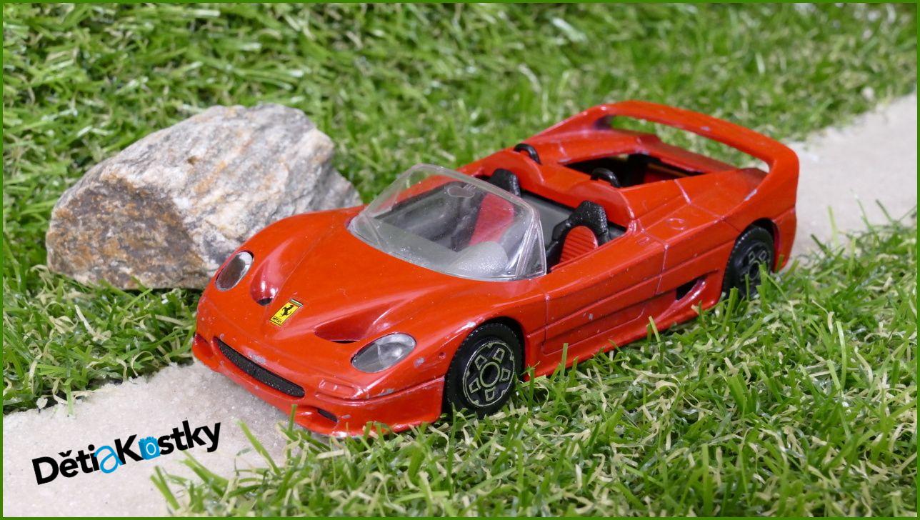Angličák Bburago 1:43 - Ferrari F50 - chybí zadní kryt motoru