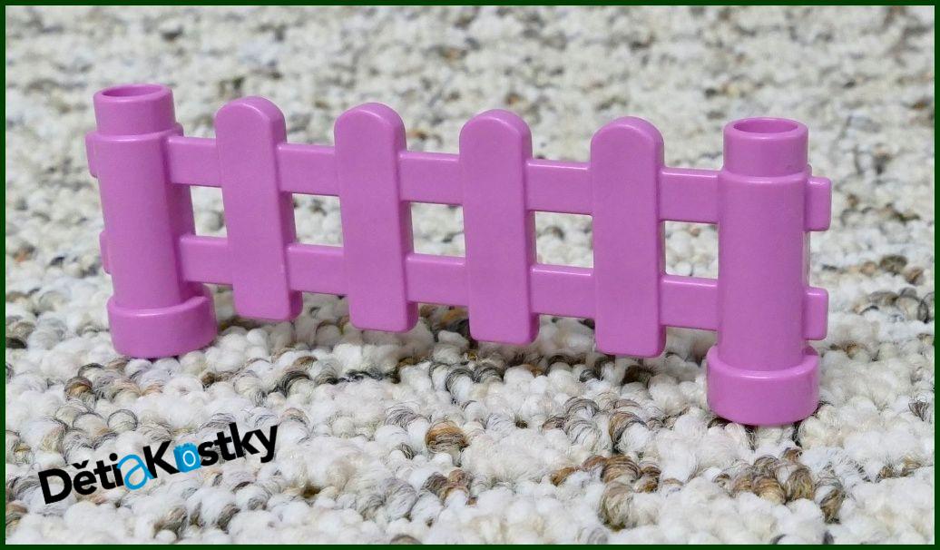 Lego® Duplo® Plot s deskami Růžový