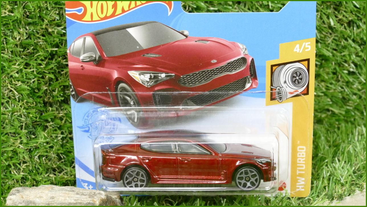 Angličák Model Autíčka Hot Wheels 2019 Kia Stinger GT (HW TURBO)