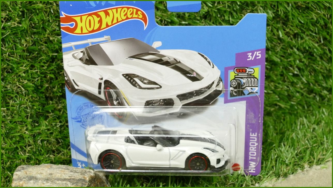 Angličák Model Autíčka Hot Wheels ´19 Corvette ZR1 Convertible (HW TORQUE)