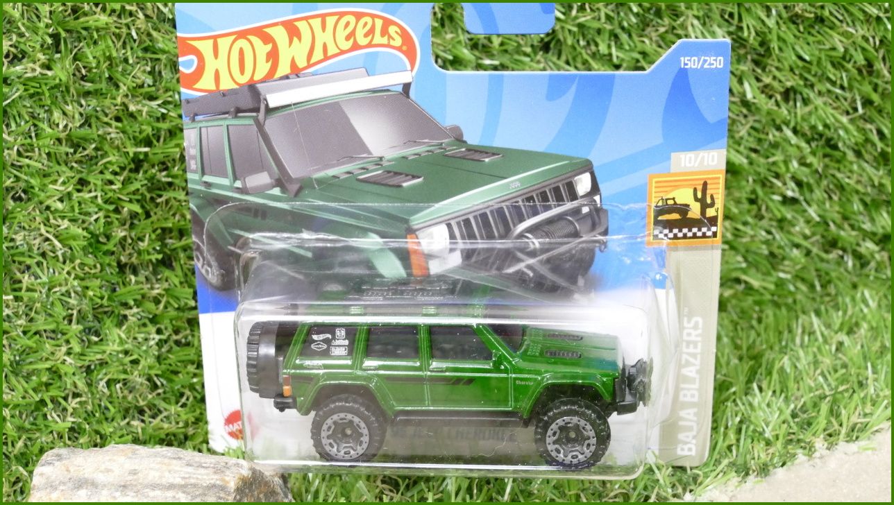 Angličák Model Autíčka Hot Wheels ´95 Jeep Cherokee (BAJA BLAZERS)