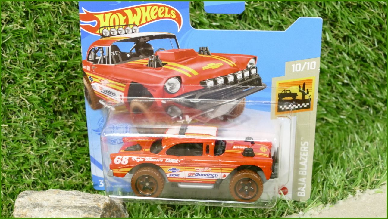 Angličák Model Autíčka Hot Wheels Big-Air Bel-Air (BAJA BLAZERS)
