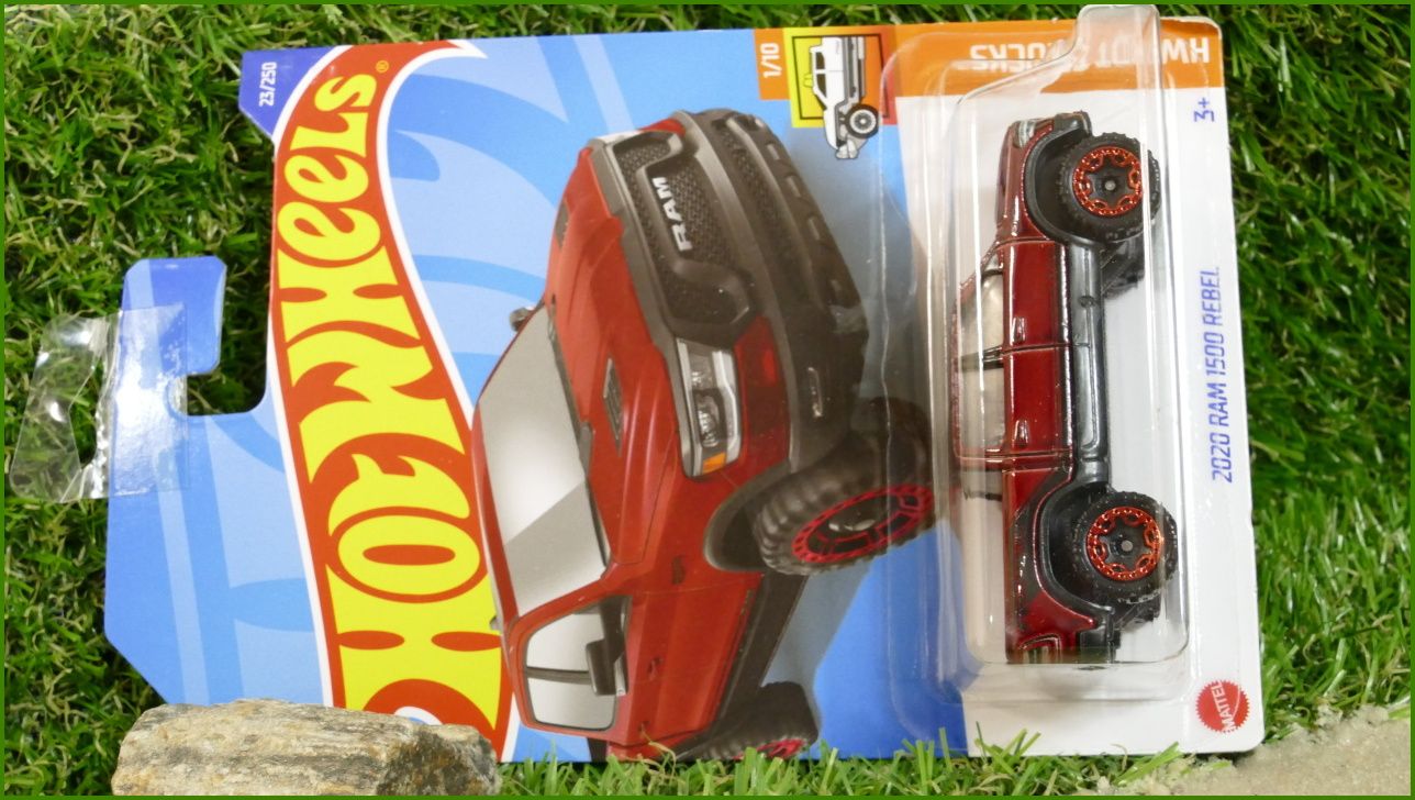 Angličák Model Autíčka Hot Wheels 2020 Ram 1500 Rebel (HW HOT TRUCKS)