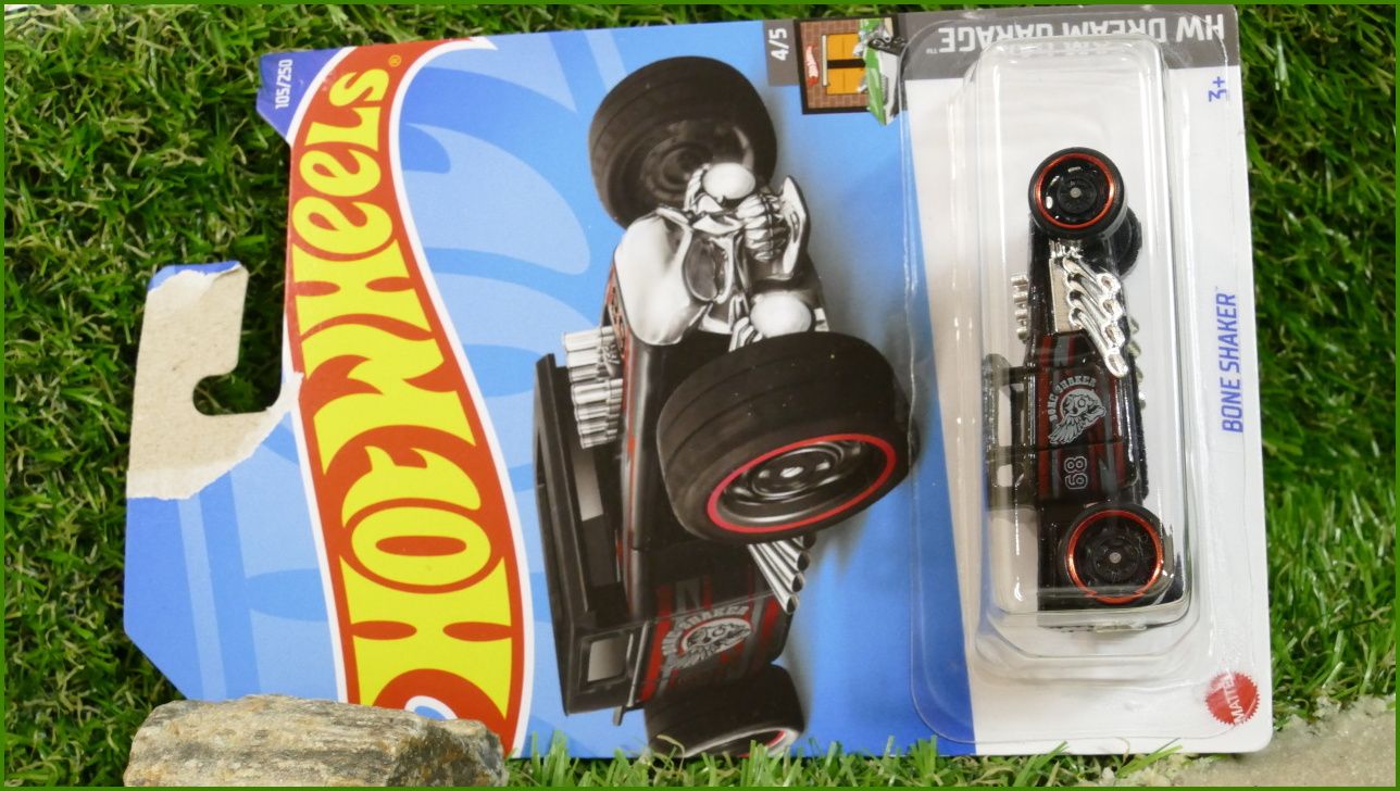 Angličák Model Autíčka Hot Wheels Bone Shaker (HW DREAM GARAGE)