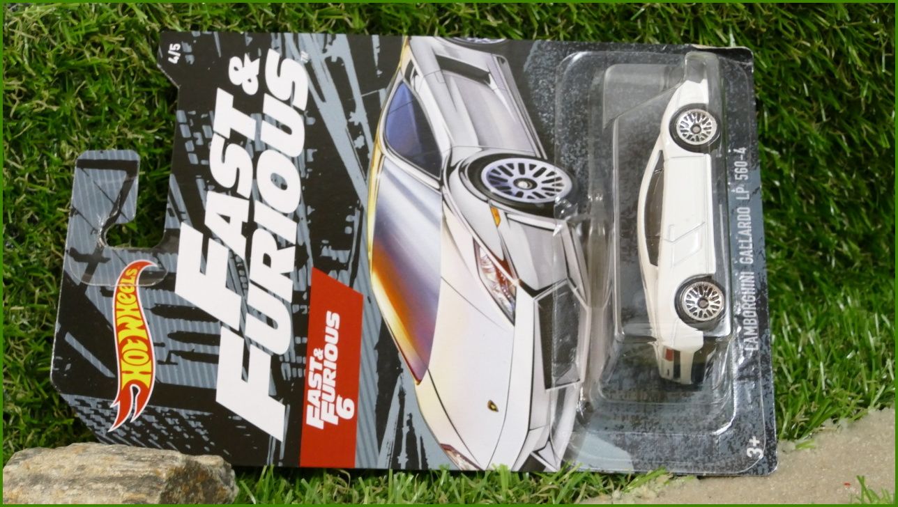 Angličák Model Autíčka Hot Wheels Lamborghini Gallardo LP 560-4 - Fast and Furious