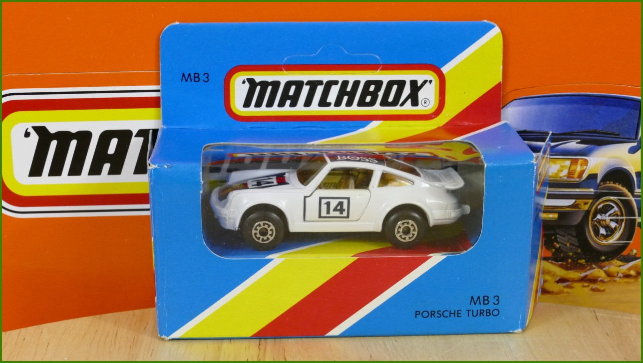 Angličák Autíčko Matchbox MB 3 - Porsche Turbo