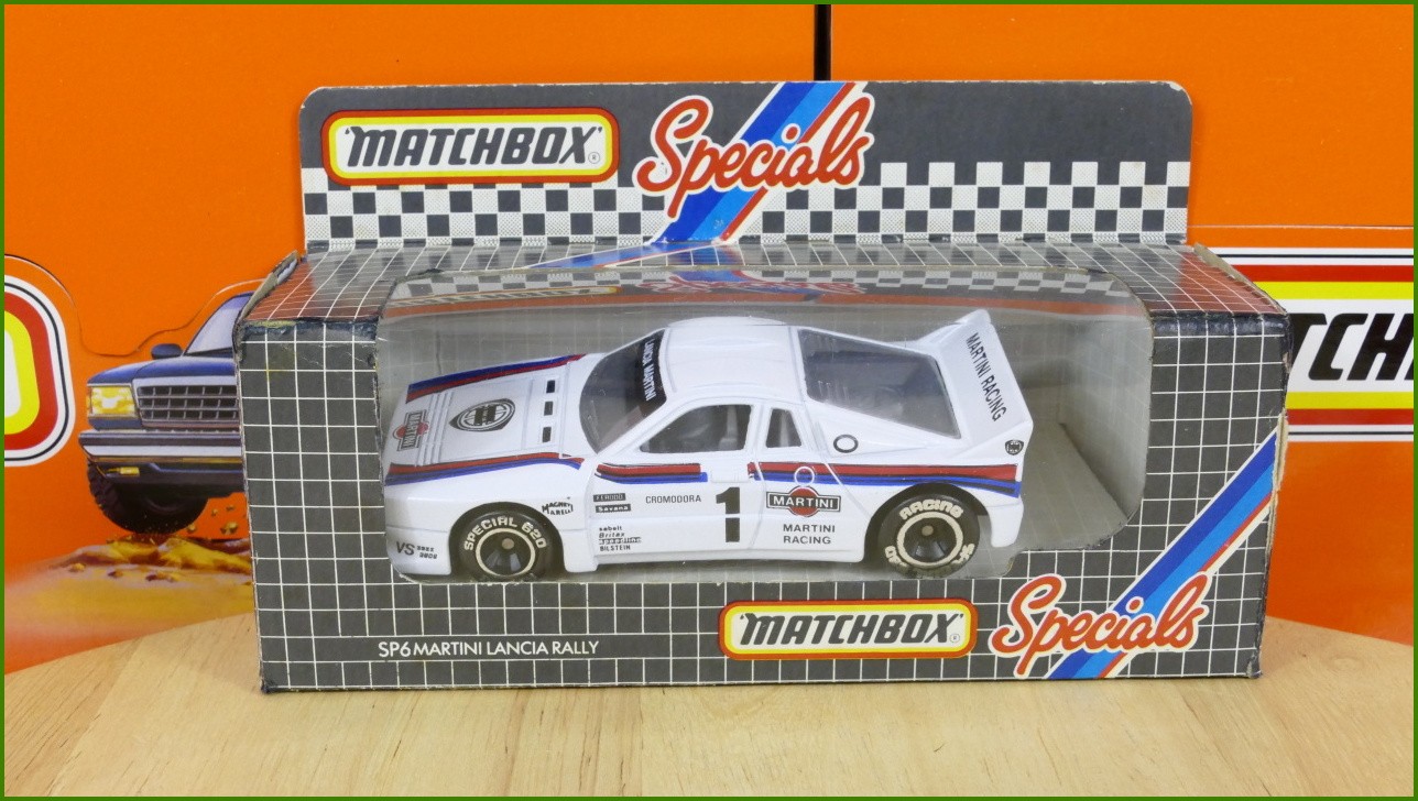 Angličák Autíčko Matchbox Specials SP6 - Martini Lancia Rally