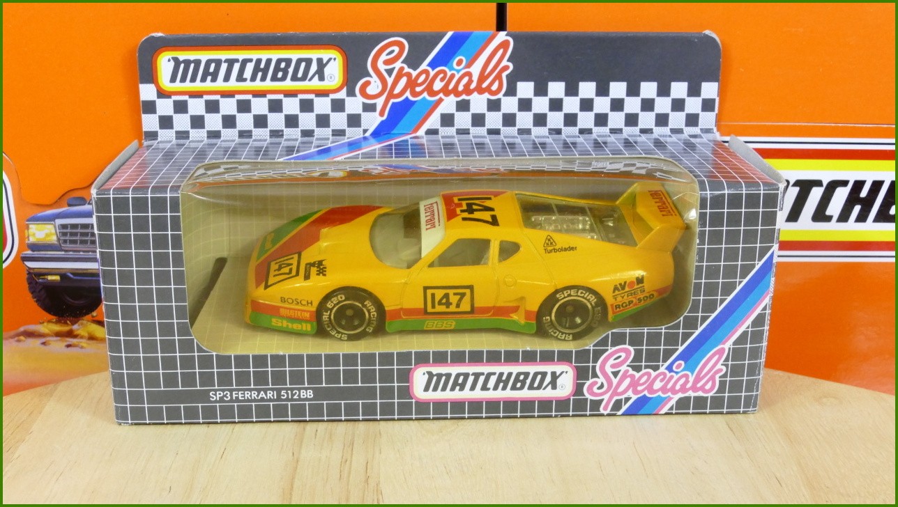 Angličák Autíčko Matchbox Specials SP3 - Ferrari 512 BB