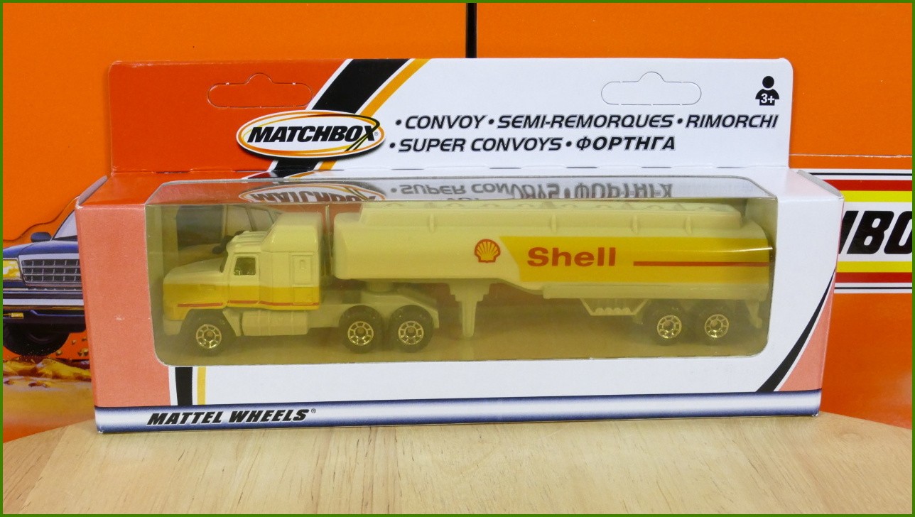 Model Matchbox Convoy Mack CH600 - Shell Trailer