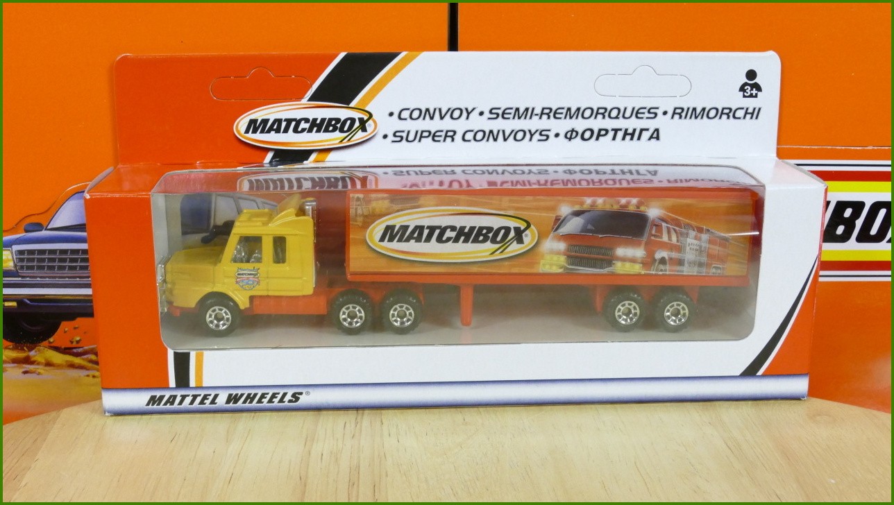 Model Matchbox Convoy Scania T142 - Matchbox Trailer