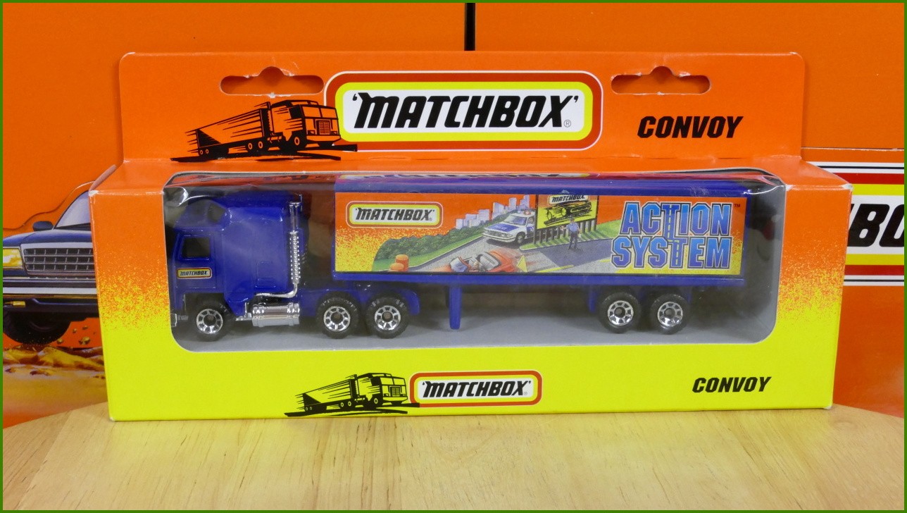 Model Matchbox Convoy Kenworth - Action System Trailer