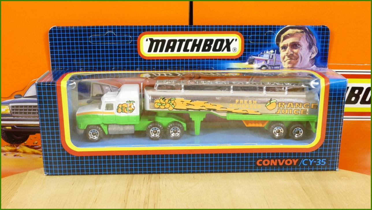 Model Matchbox Convoy CY-35 - Mack CH600 - Orange Juice Trailer | www ...