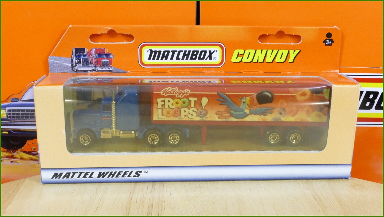 Model Matchbox Convoy Kenworth - Froot Loops Trailer