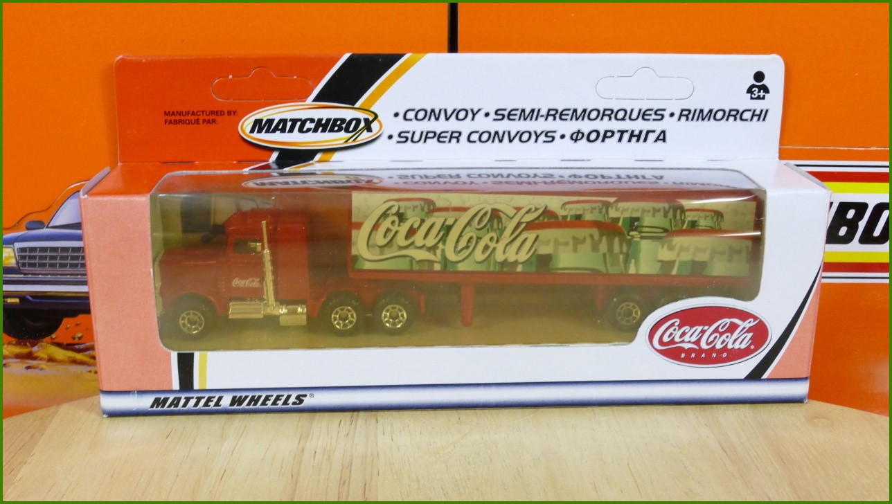 Model Matchbox Convoy Peterbilt - Coca-Cola Trailer