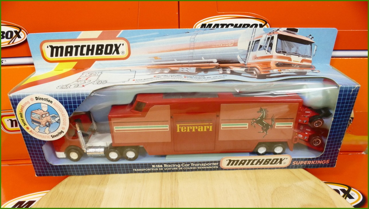 Matchbox Superkings K-136 Racing Car Transport