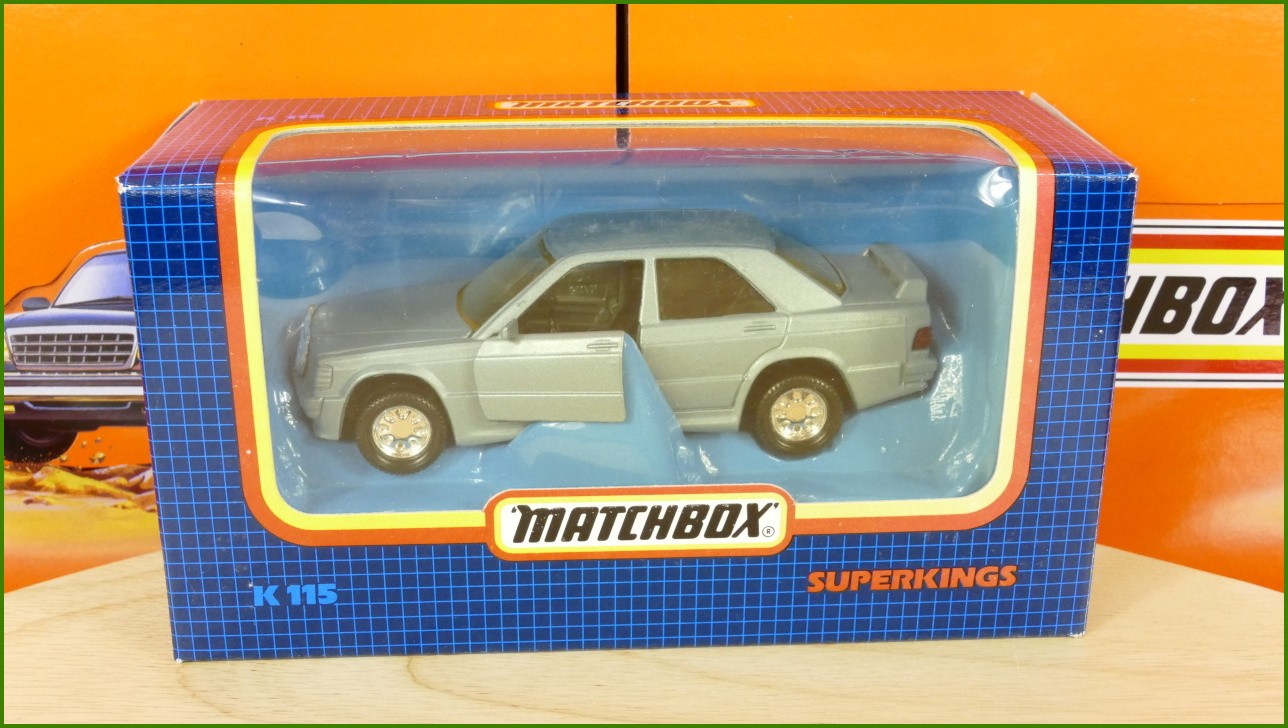 Model Autíčka Matchbox Superkings - K 115 - Mercedes Benz 190E 2.6-16V