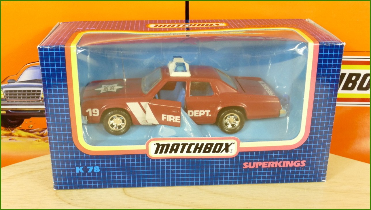 Model Autíčka Matchbox Superkings - K 78 - Plymouth Gran Fury