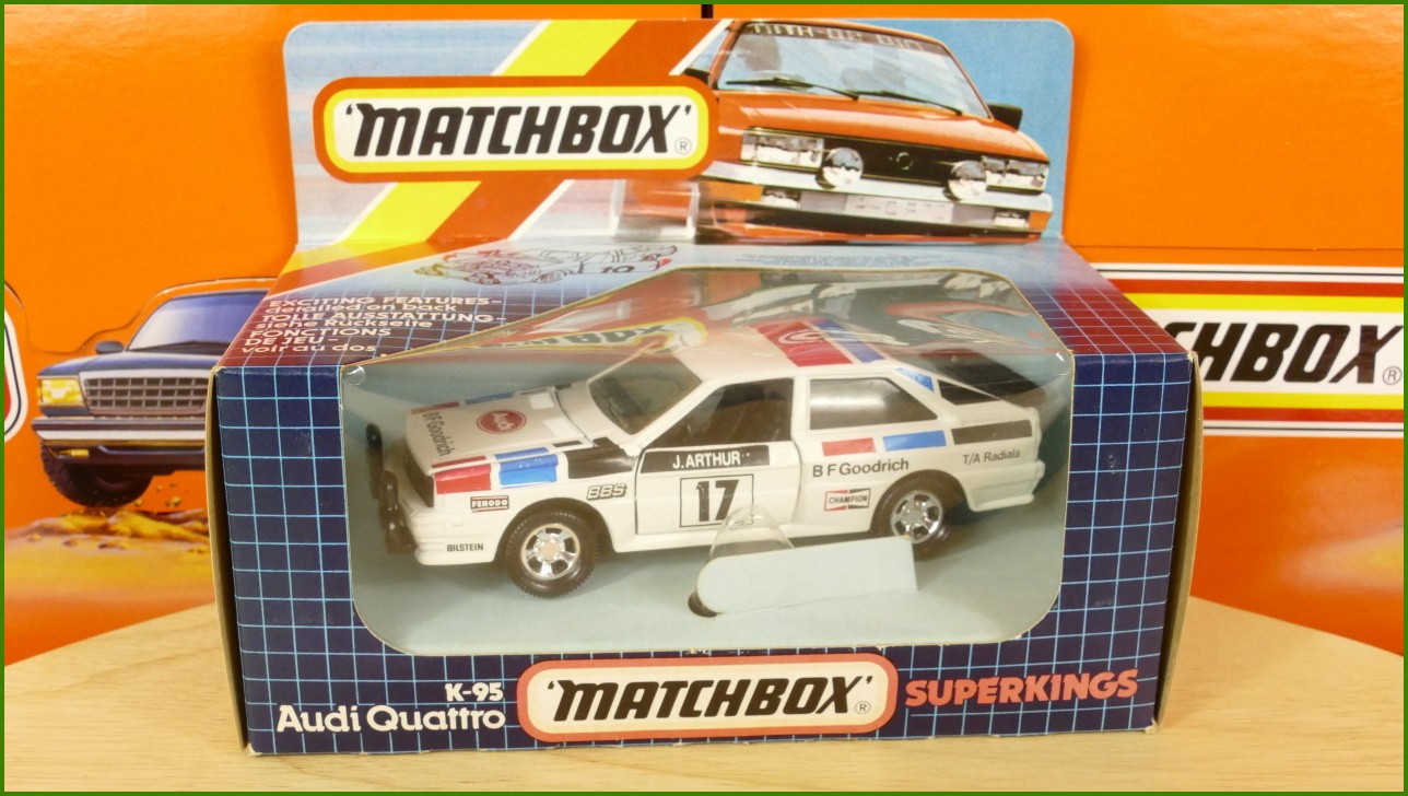 Model Autíčka Matchbox Superkings - K-95 - Audi Quattro