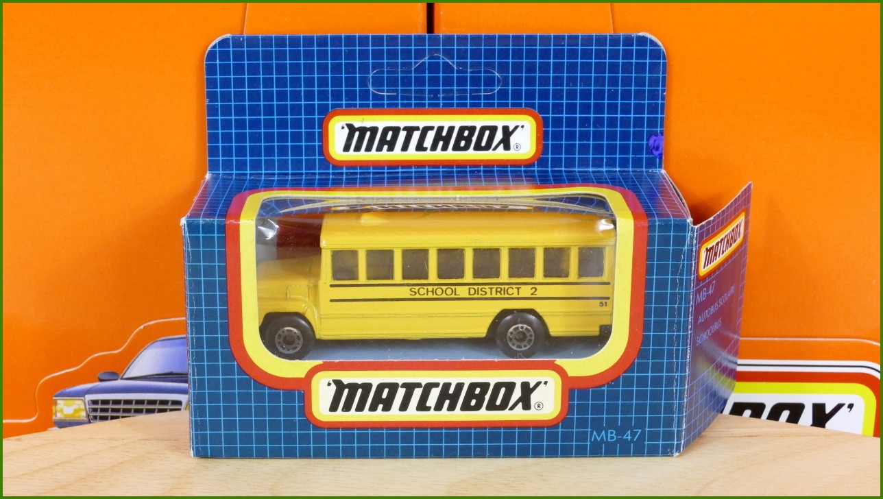 Autíčko Angličák Matchbox MB-47 - School Bus