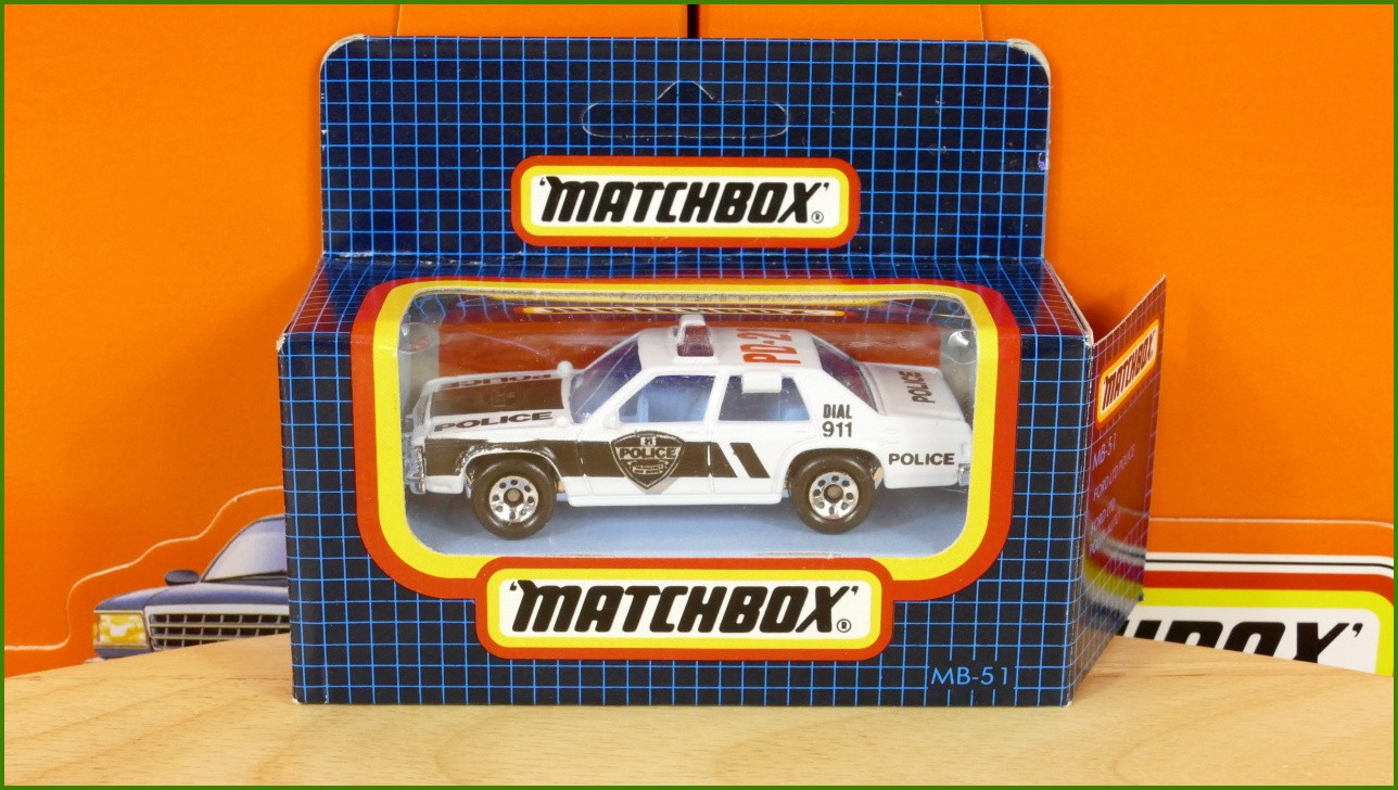 Autíčko Angličák Matchbox MB-51 - Ford LTD Police