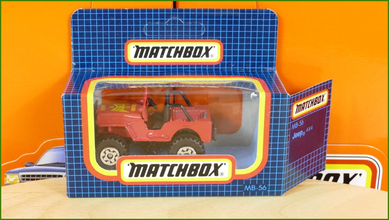 Autíčko Angličák Matchbox MB-56 - Jeep 4x4